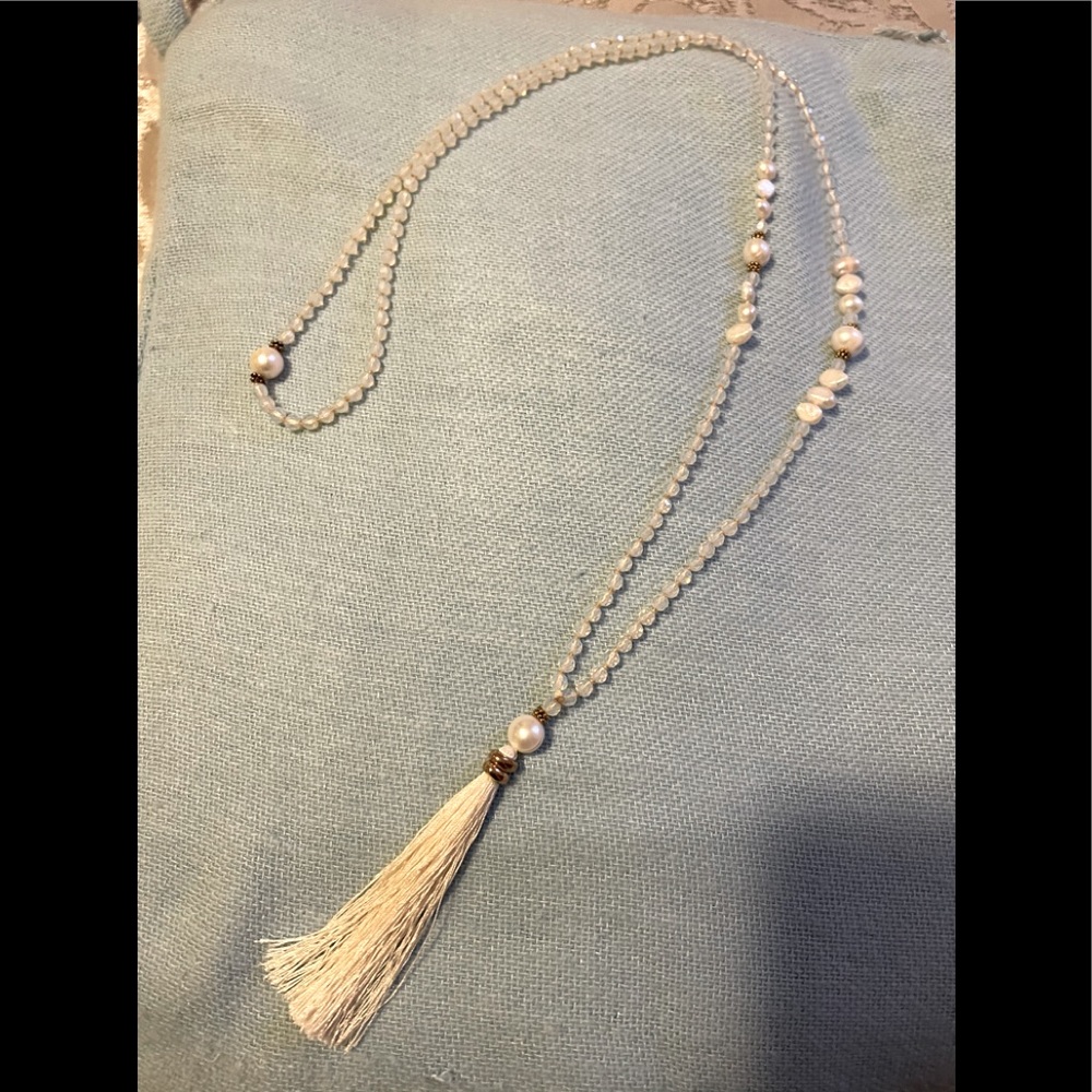Trades of Hope tassel necklace